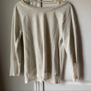 Off white striped skirt